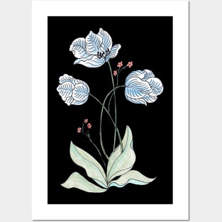 Hand-drawn Florals - Design #5 by ArtoCrafto Posters and Art